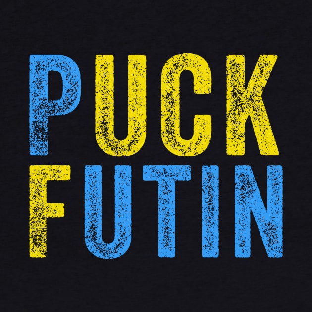 Puck Futin Stand With Ukraine Tee Puck Futin Stand Ukraine by fadi1994